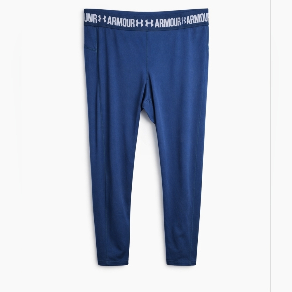 Under Armour Women’s Blue Logo Waistband Leggings XXL